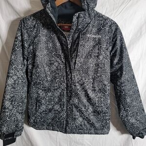 Columbia Kids' Monochrome Patterned Raincoat